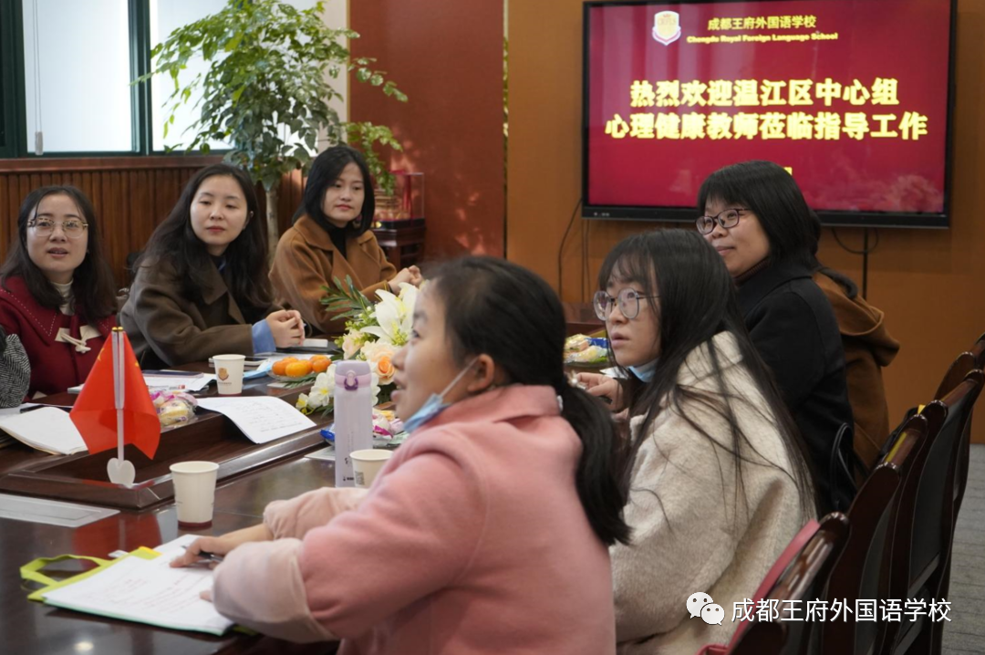 潜心教研促成长——成都王府开展温江区中小学心理健康教研活动