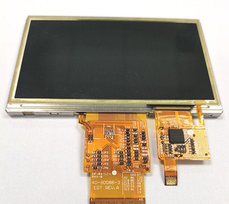 4.3电容式触摸屏+LCD