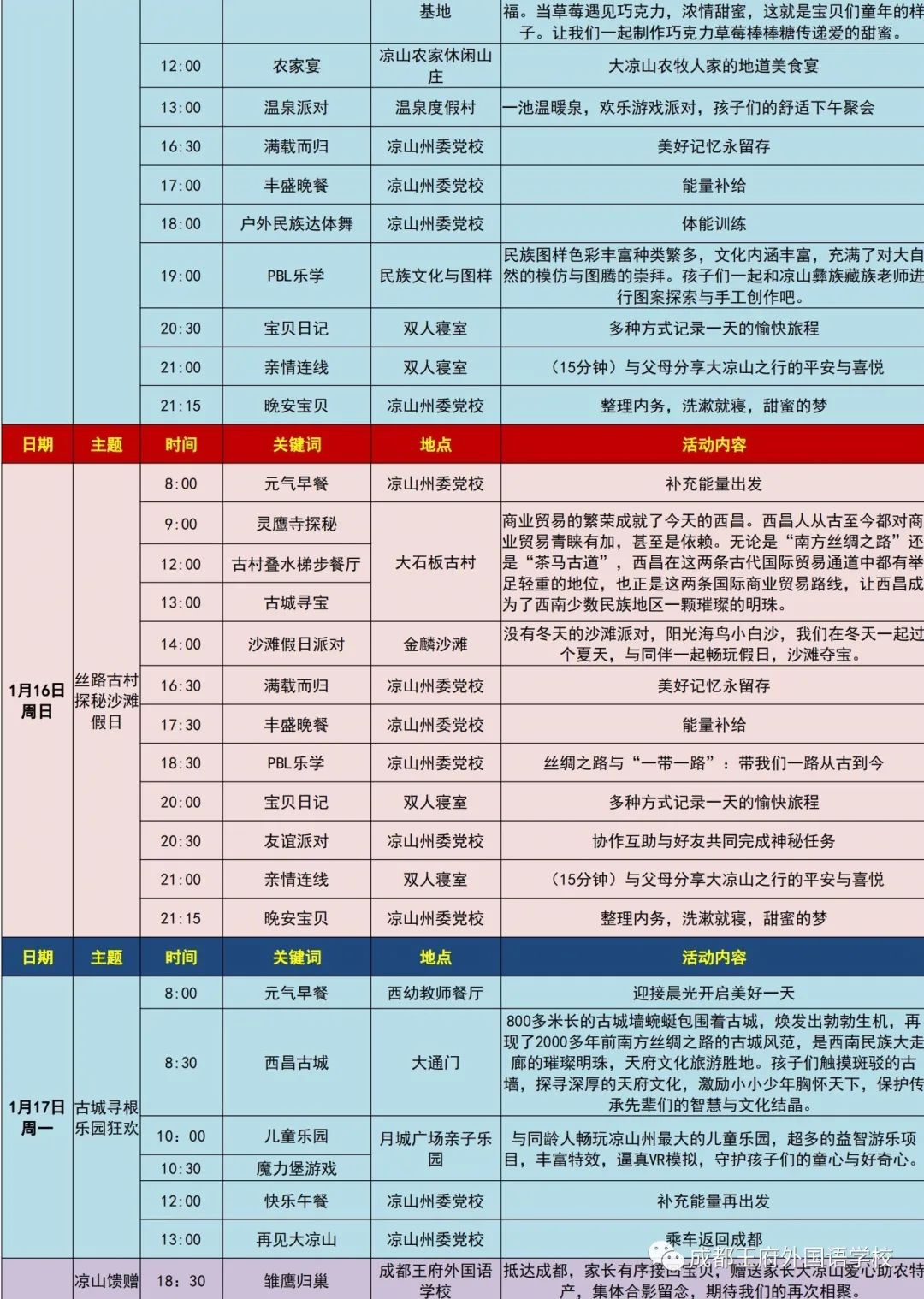 阳光暖冬，公益研学——西昌冬令营即将开始！