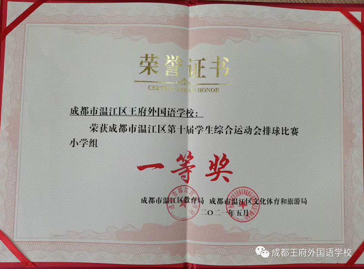 致知力行，硕果累累——成都王府2021学年艺体组教师荣誉集锦