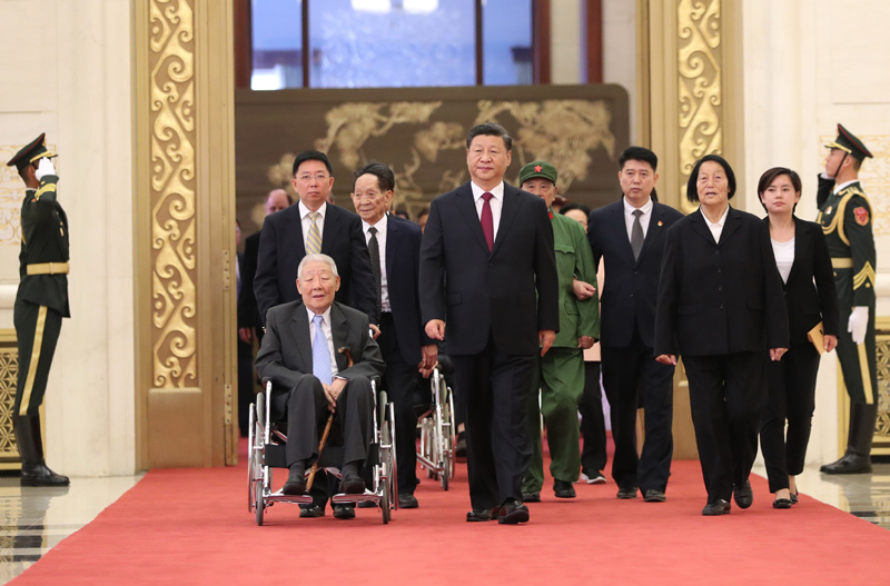 习近平在国家勋章和国家荣誉称号颁授仪式上的讲话