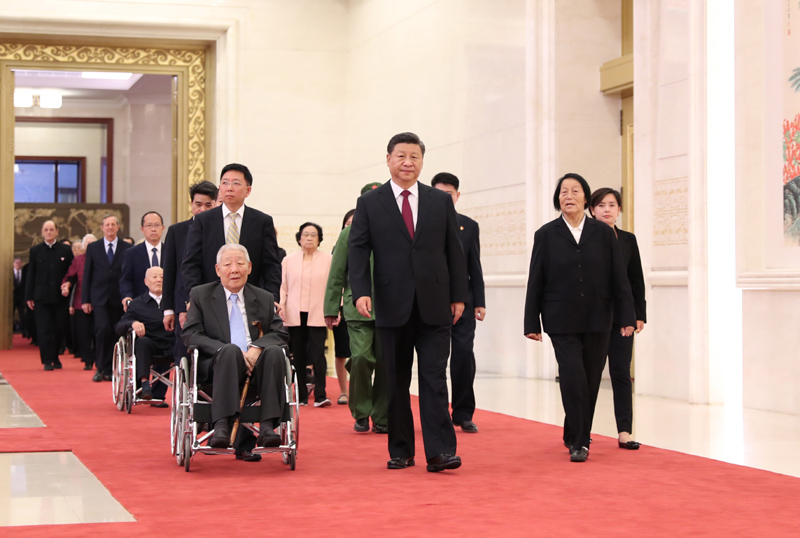 习近平在国家勋章和国家荣誉称号颁授仪式上的讲话