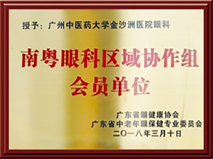 南粤眼科区域协作组会员单位