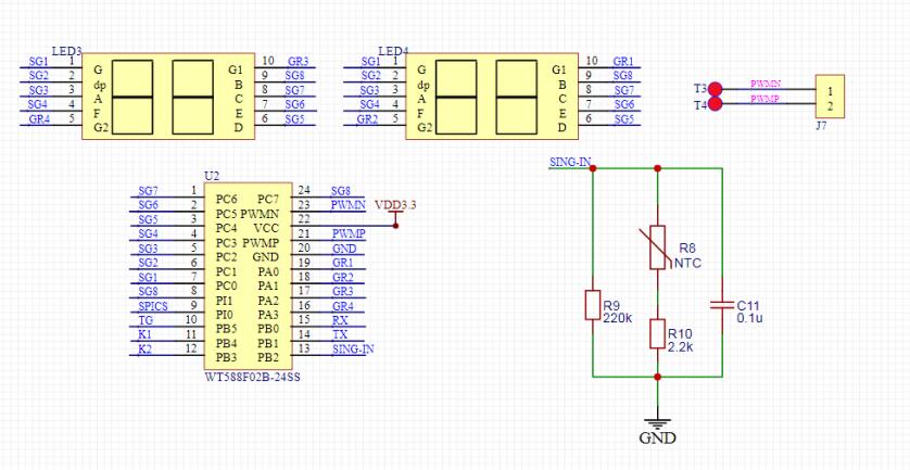 多功能烧水壶语音IC方案设计推荐 WT588F02KD-24SS数码管显示驱动ic 多功能烧水壶语音IC方案设计推荐 WT588F02KD-24SS数码管显示驱动ic