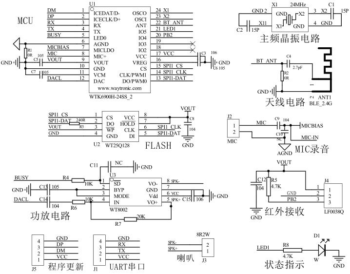 WTK6900H语音识别控制芯片在智能晾衣架的应用设计方案 WTK6900H语音识别控制芯片在智能晾衣架的应用设计方案