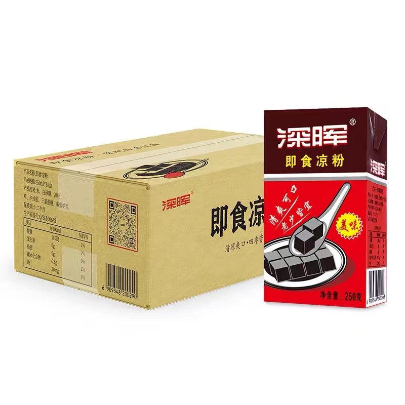 電商平臺深暉即食涼粉“全新包裝”