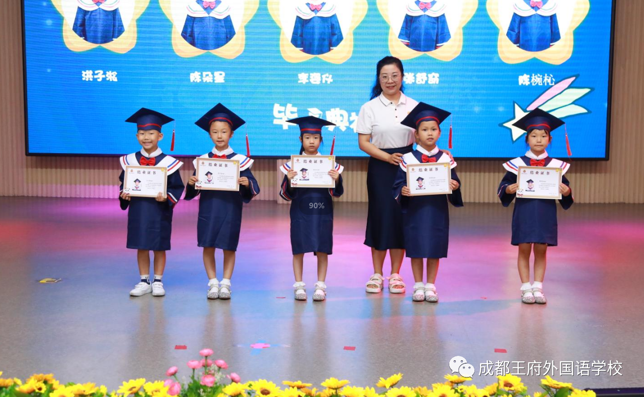 感恩王府，与爱同行——成都王府外国语学校2022届衔接班学生毕业典礼