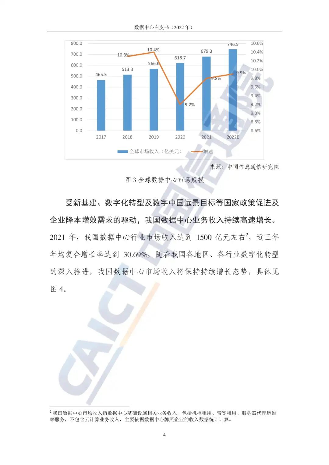 中国信通院发布《数据中心白皮书(2022年)》:数据中心迈向高质量发展加速赋能数字经济 中国信通院发布《数据中心白皮书(2022年)》:数据中心迈向高质量发展加速赋能数字经济
