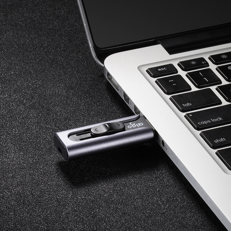 爱国者 U335 高速USB3.0 金属U盘 推拉伸缩