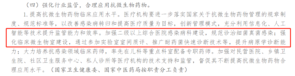 国家卫健委发文丨微生物体外诊断检测迎来重大扶持
! 国家卫健委发文丨微生物体外诊断检测迎来重大扶持!