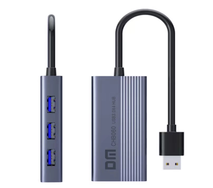 DM-CHB060四口金属USB3.0+TYPE-C独立供电HUB