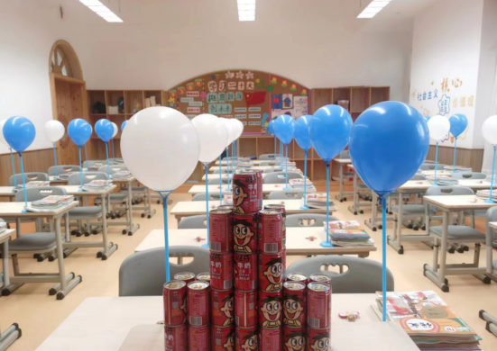 小学部环创比赛 孩子们脑洞大开，拥抱春天