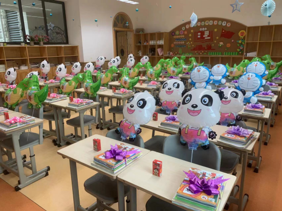 小学部环创比赛 孩子们脑洞大开，拥抱春天