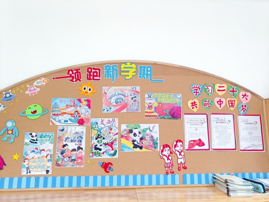 小学部环创比赛 孩子们脑洞大开，拥抱春天