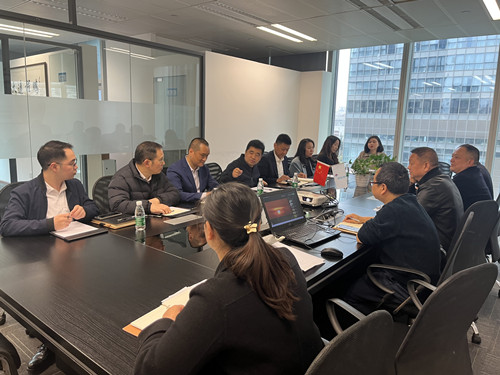 天宇坤建來我公司交流座談 天宇坤建來我公司交流座談