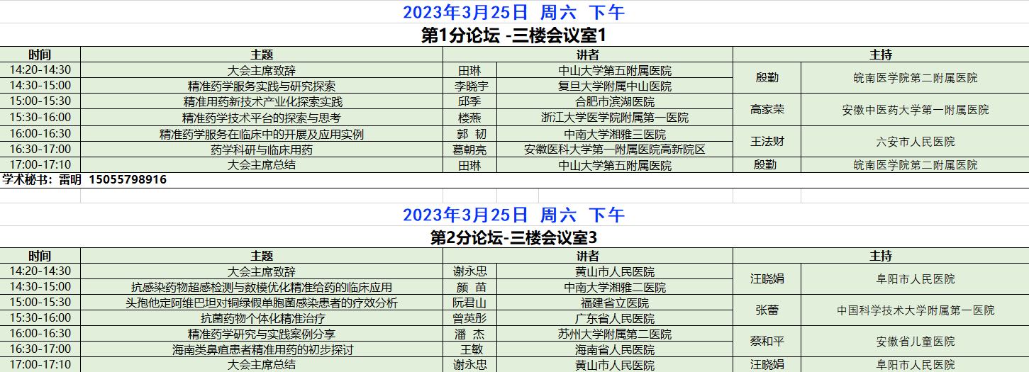 【会议预告】2023年精准药学高峰论坛学术年会召开通知