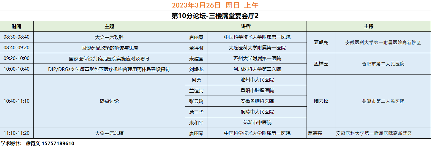 【会议预告】2023年精准药学高峰论坛学术年会召开通知