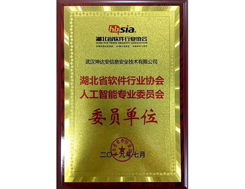 湖北省软件协会人工智能专业委员会会员