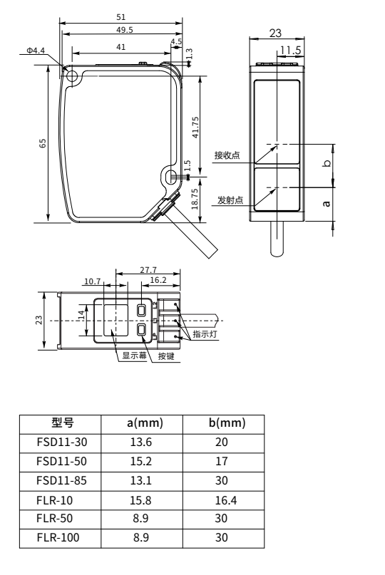 激光位移傳感器
