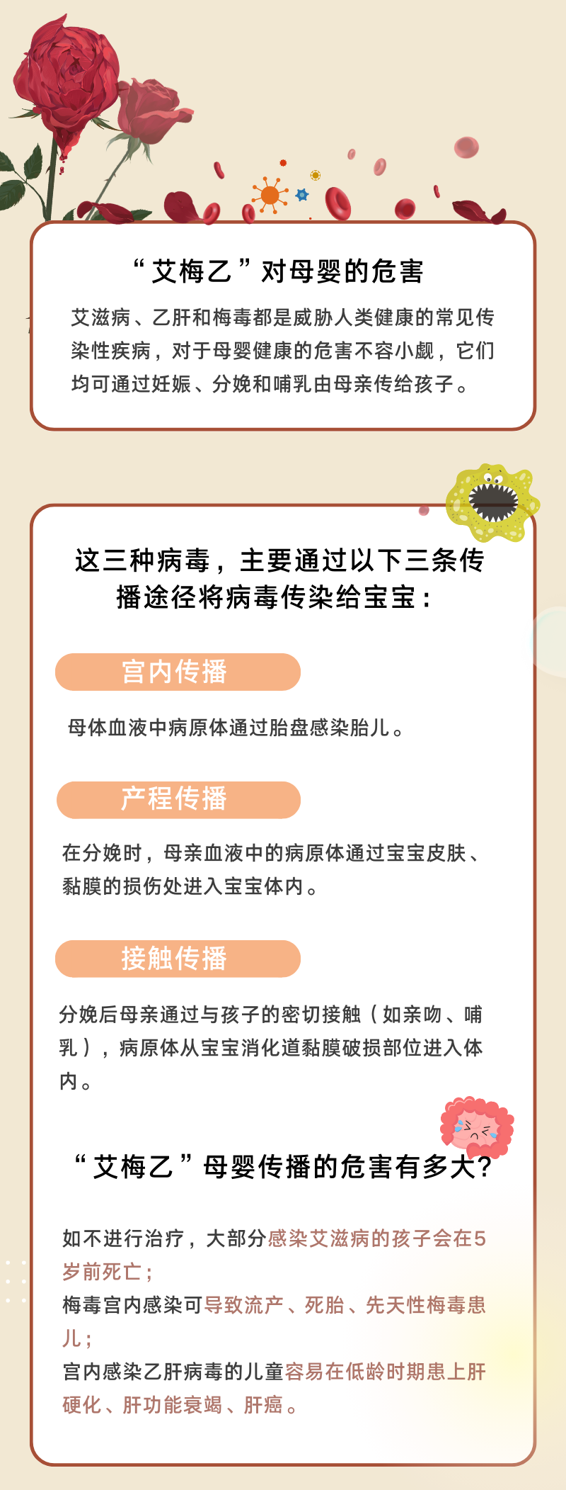 阻断“艾梅乙”母婴传播,为新生命保驾护航! 阻断“艾梅乙”母婴传播,为新生命保驾护航!