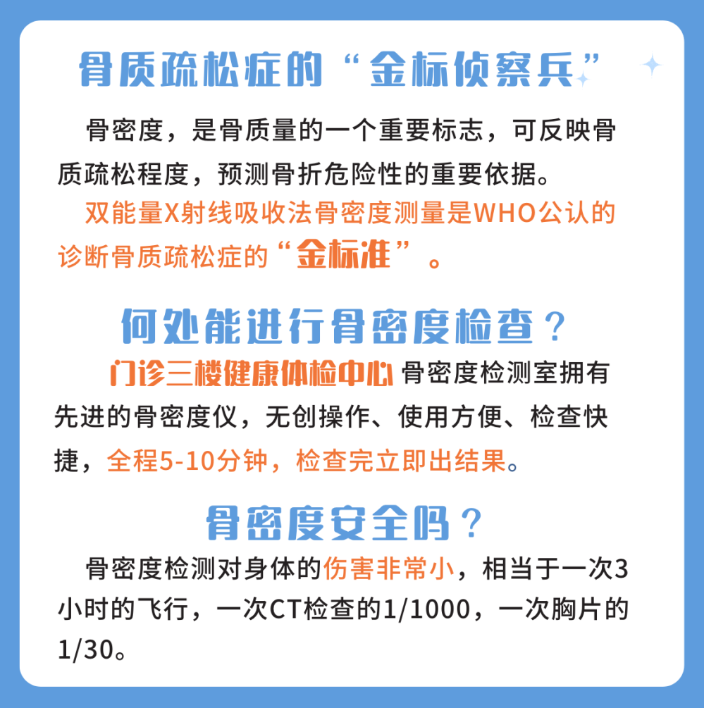 骨质疏松症的“金牌侦察兵”——藏在体检中心的利器