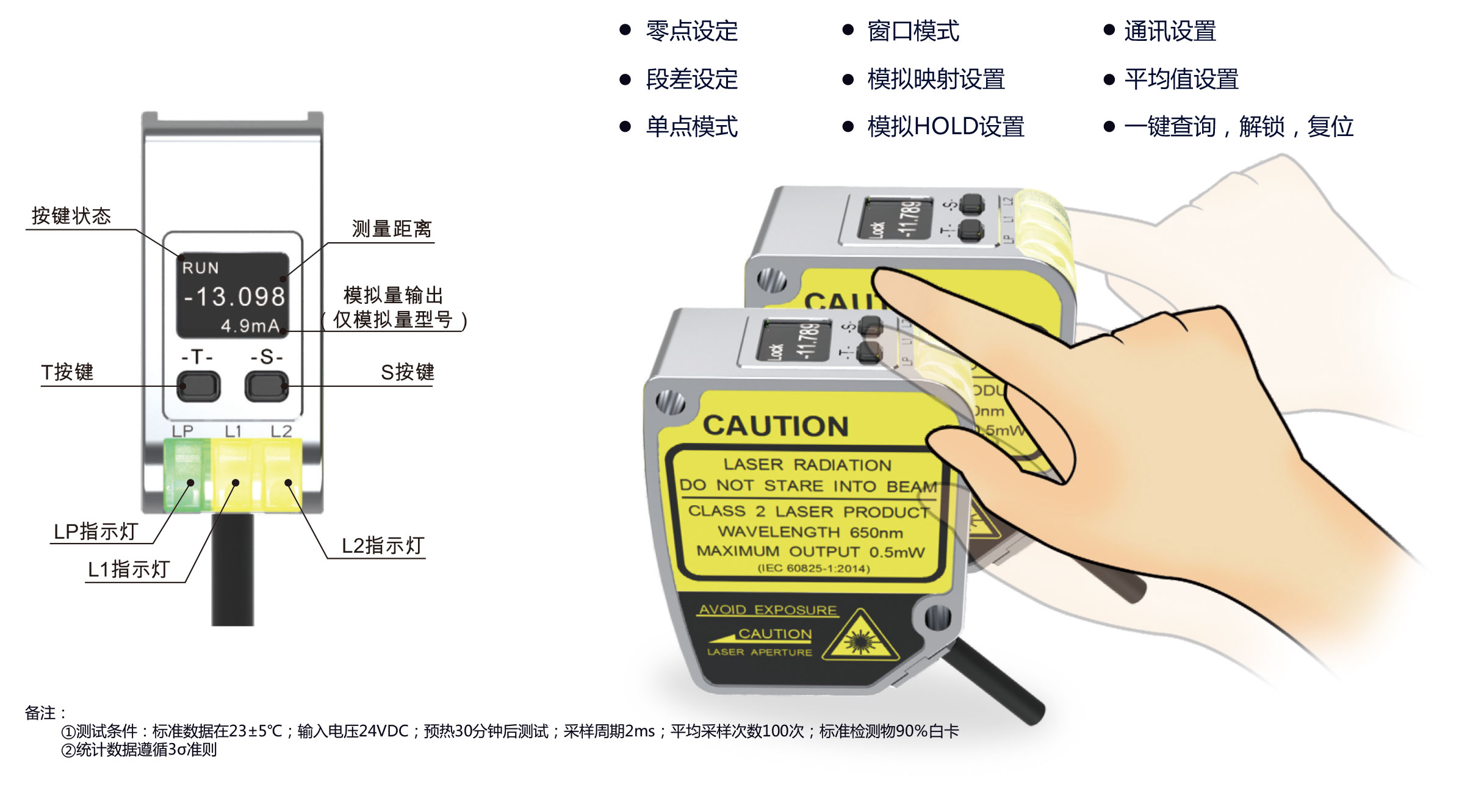 激光位移傳感器