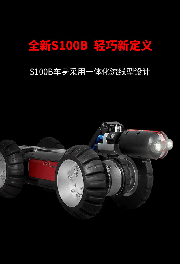 行业首创 专利所有丨施罗德新品便携式MINI管道检测机器人S100B
