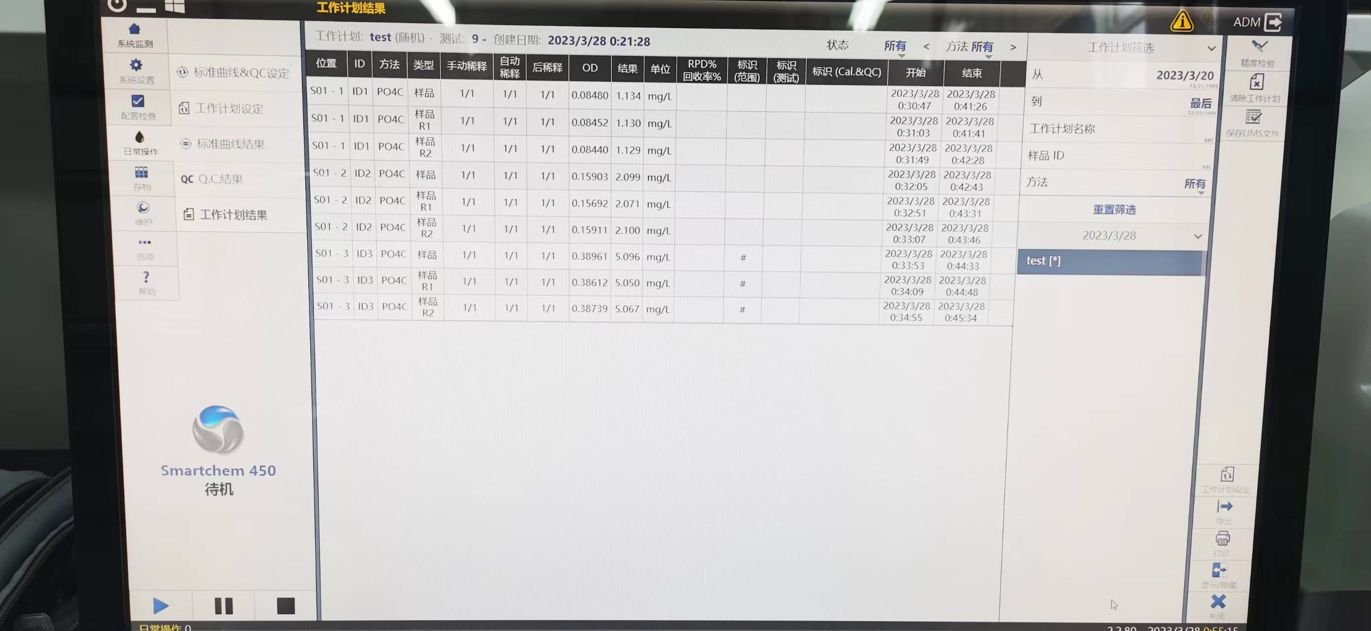 宁夏大学生态环境学院 Smartchem450 安装培训