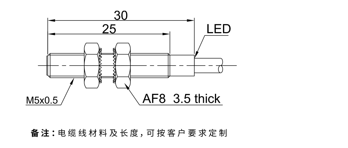 圓柱型接近開關