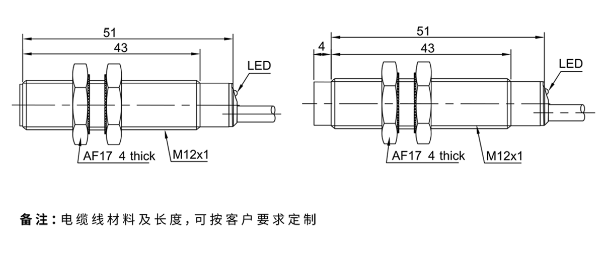 圓柱型接近開關