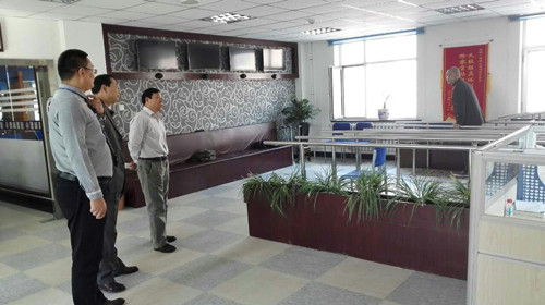 鸡西市残联领导致我公司进行参观考察指导工作