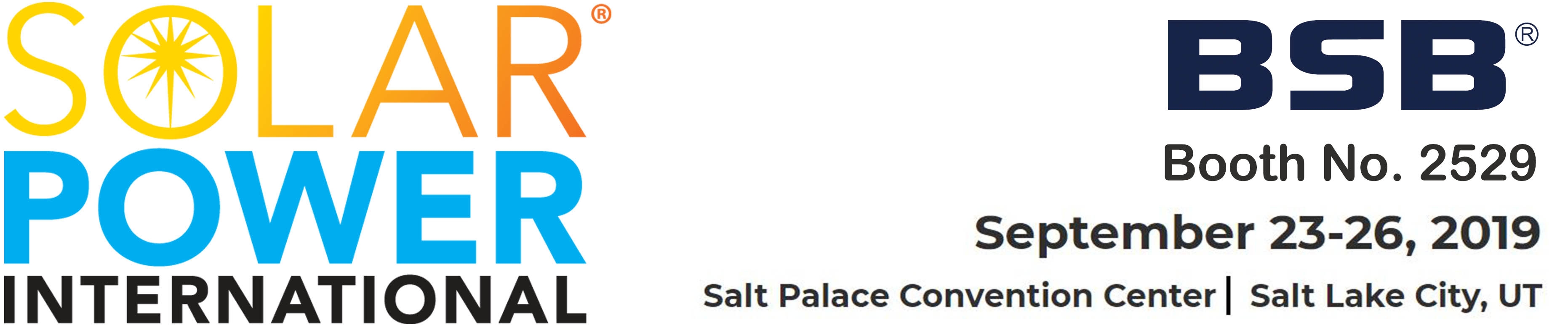 Meet Us at Solar Power International in Salt Lake City USA