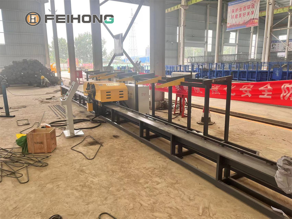 飛宏1套智能鋼筋加工設備（數控鋼筋氣動彎曲中心   FHB2-32  1套）助力國內高鐵項目建設