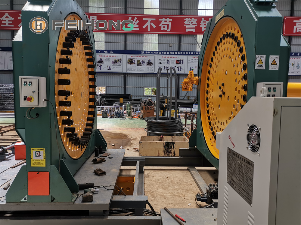 飛宏1套智能鋼筋加工設備助力國內(nèi)高鐵項目建設