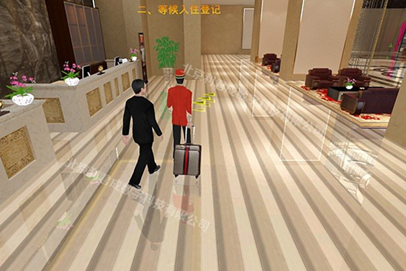 前厅实训室礼宾服务训练模块