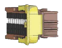 AMP MCP Unsealed Connector Housings With lever