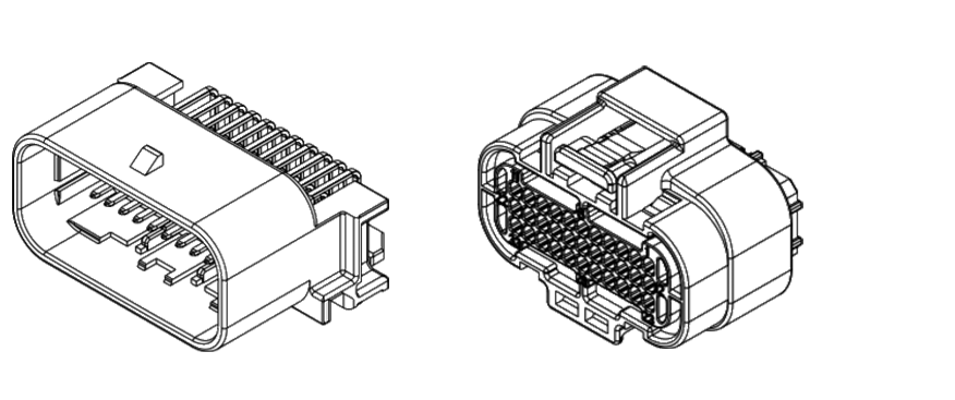 AMP 33pin PCB