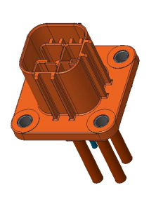 2POS,AMP MCP6.34.8K,PLUG HSG,HVA630 KIT HEADER ASSEMBLY FOR HVA630 3WAY 5POS,AMP MCP6.34.8K,REC HSG(1)