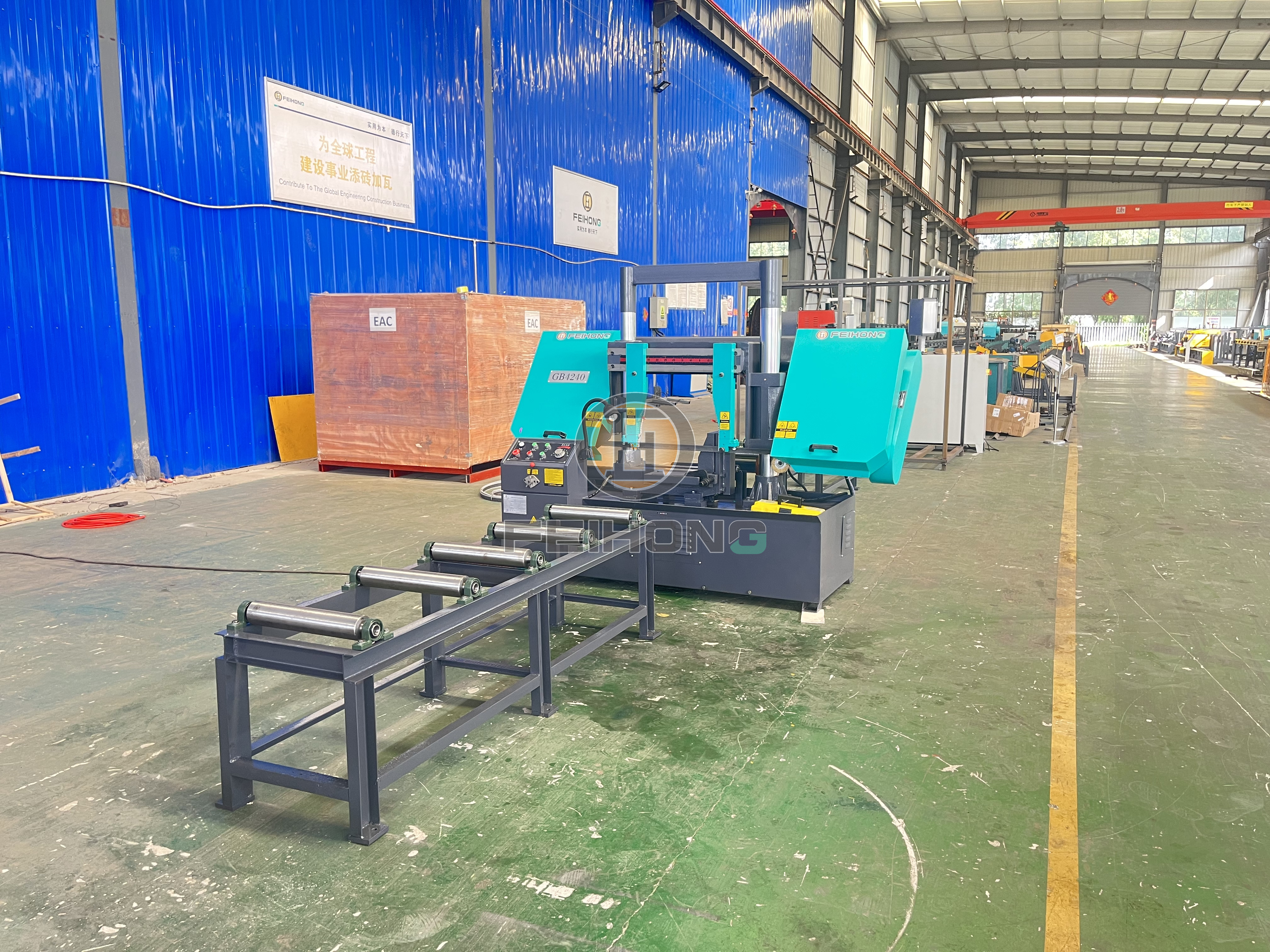 飛宏1套智能鋼筋加工設(shè)備助力國際施工項(xiàng)目建設(shè)