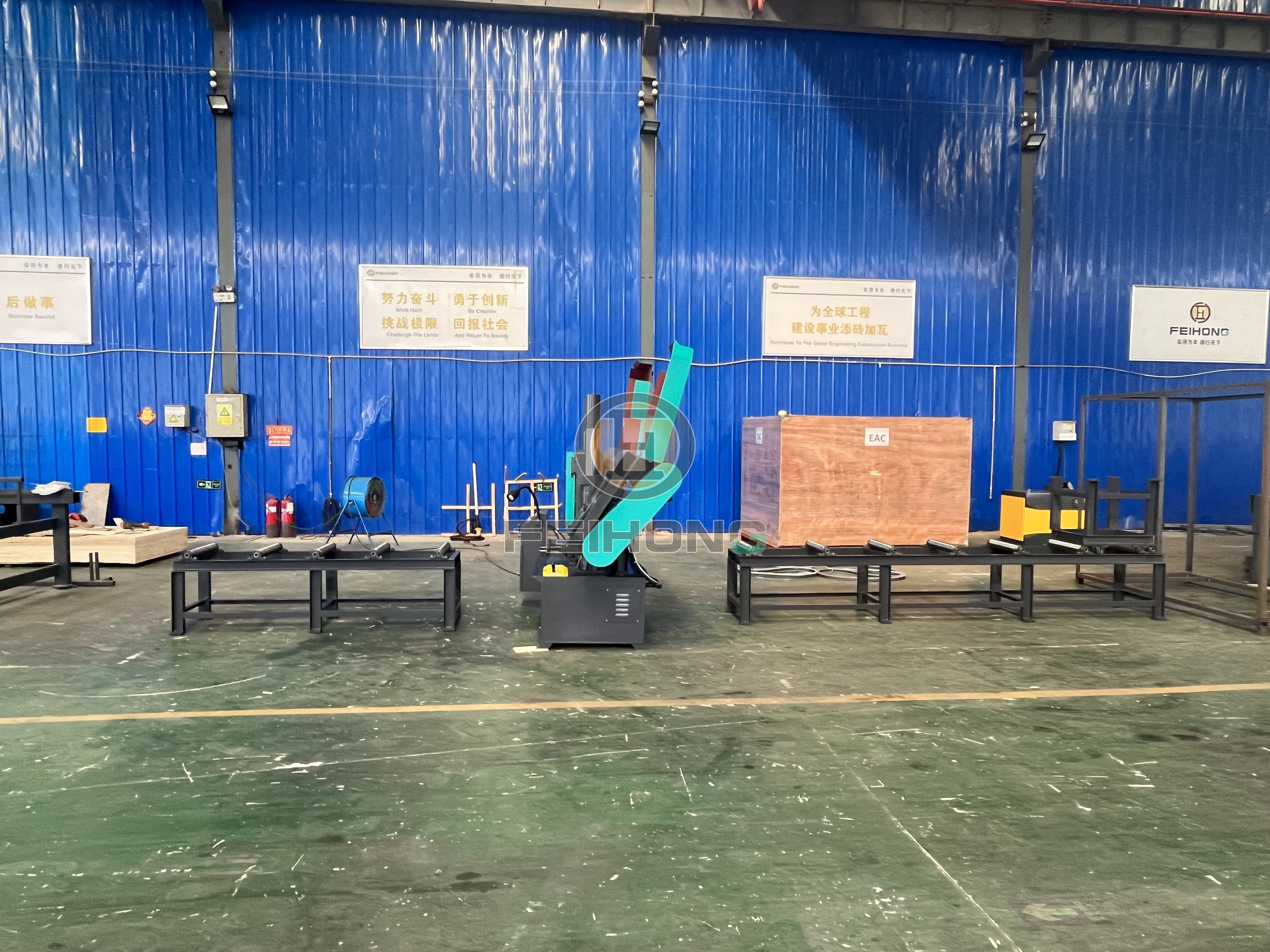 飛宏1套智能鋼筋加工設(shè)備助力國際施工項(xiàng)目建設(shè)