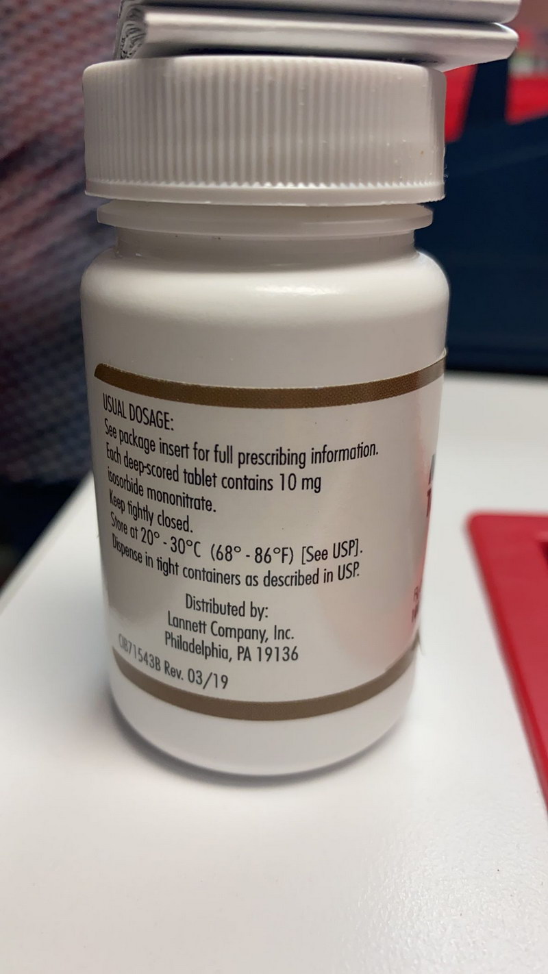 单硝酸异山梨酯片/Isosorbide Mononitrate Tablets /Monoket (参比制剂) 单硝酸异山梨酯片/Isosorbide Mononitrate Tablets /Monoket (参比制剂)