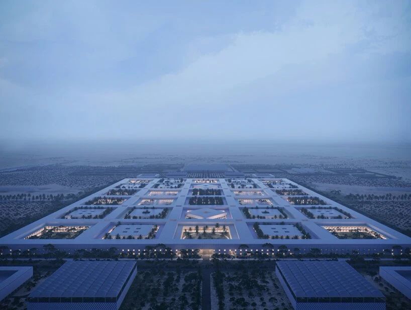 医院建筑设计构想——由预制的十字块单元构成
