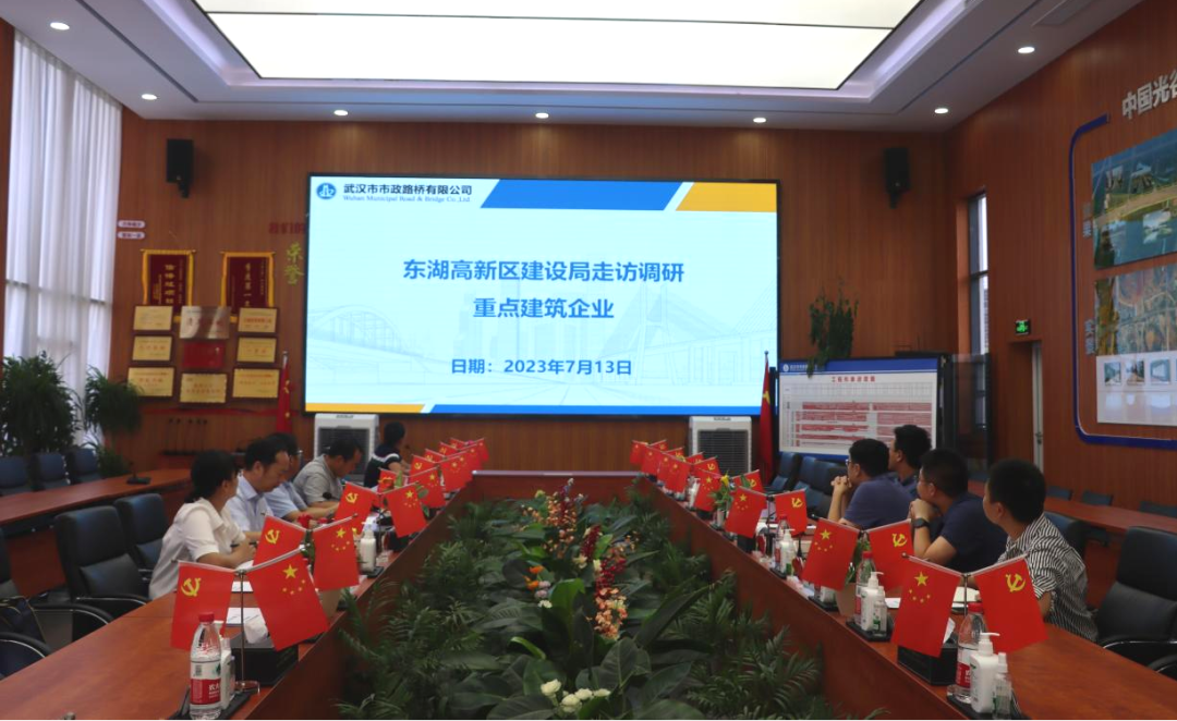 高新區(qū)建設局副局長徐迪一行蒞臨路橋公司調研指導 高新區(qū)建設局副局長徐迪一行蒞臨路橋公司調研指導
