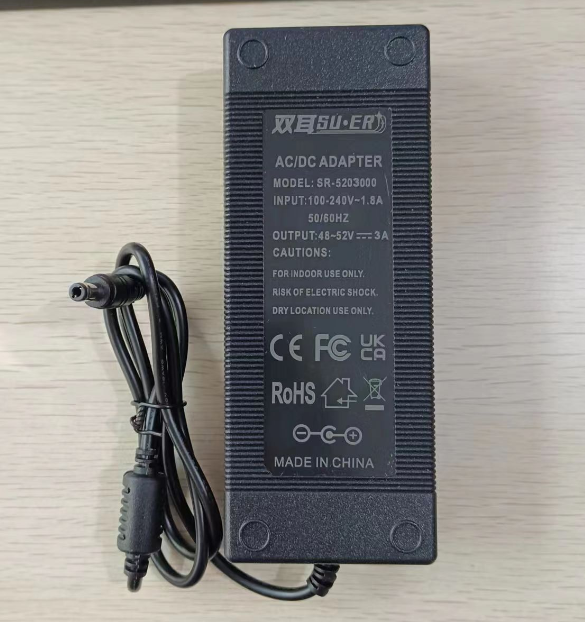 双耳48V3A标口 5.5*2.5口显示器 监控适配器