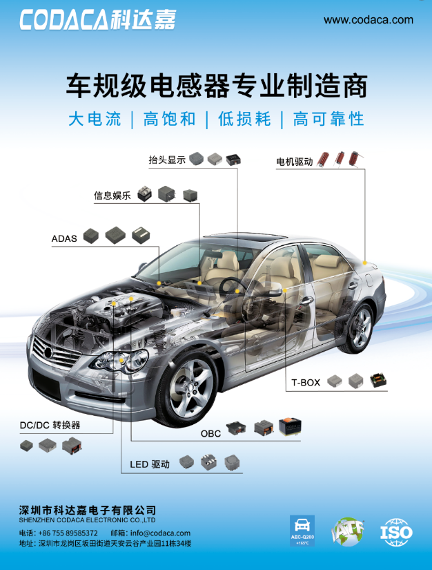 车规级电感器专业制造商 车规级一体成型电感