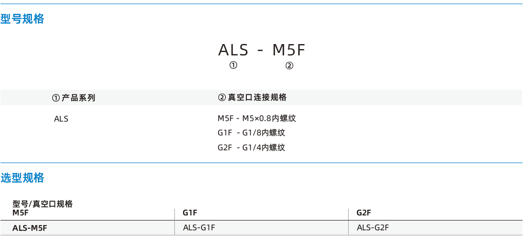ALS系列 ALS系列
