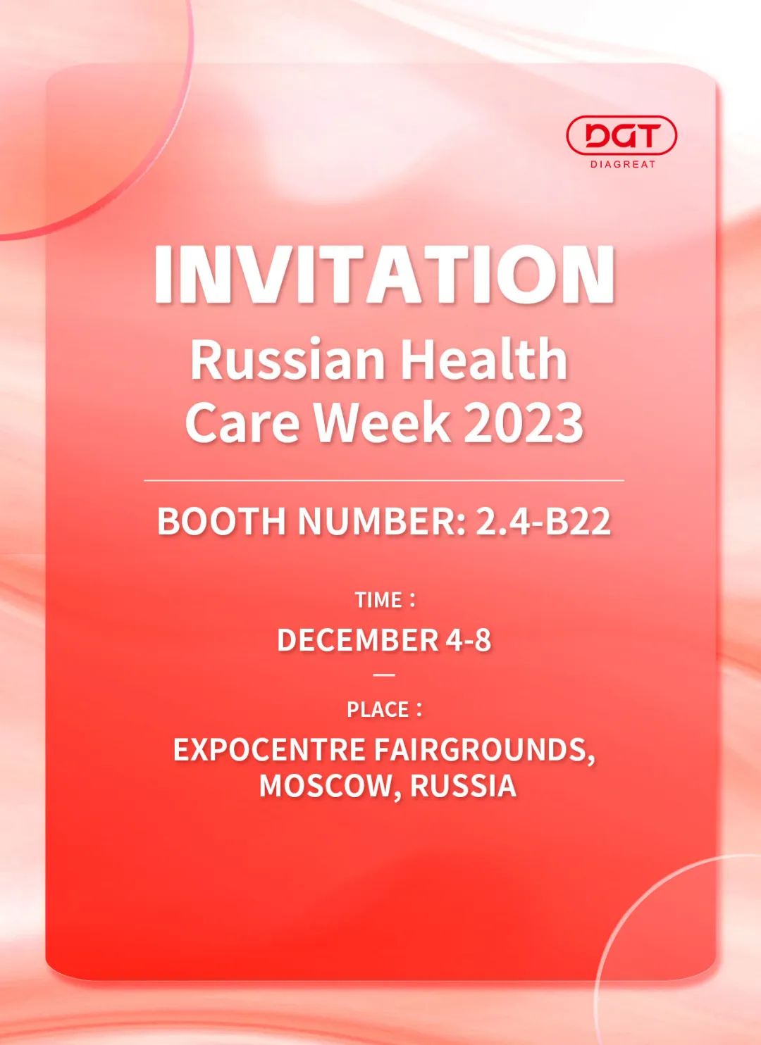 Diagreat invites you to attend the 2023 Russian Health Care Week