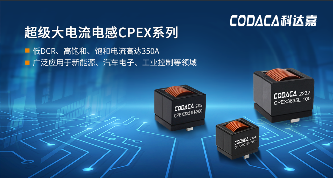 磁粉芯扁平线大电流电感CPEX系列 磁粉芯扁平线大电流电感