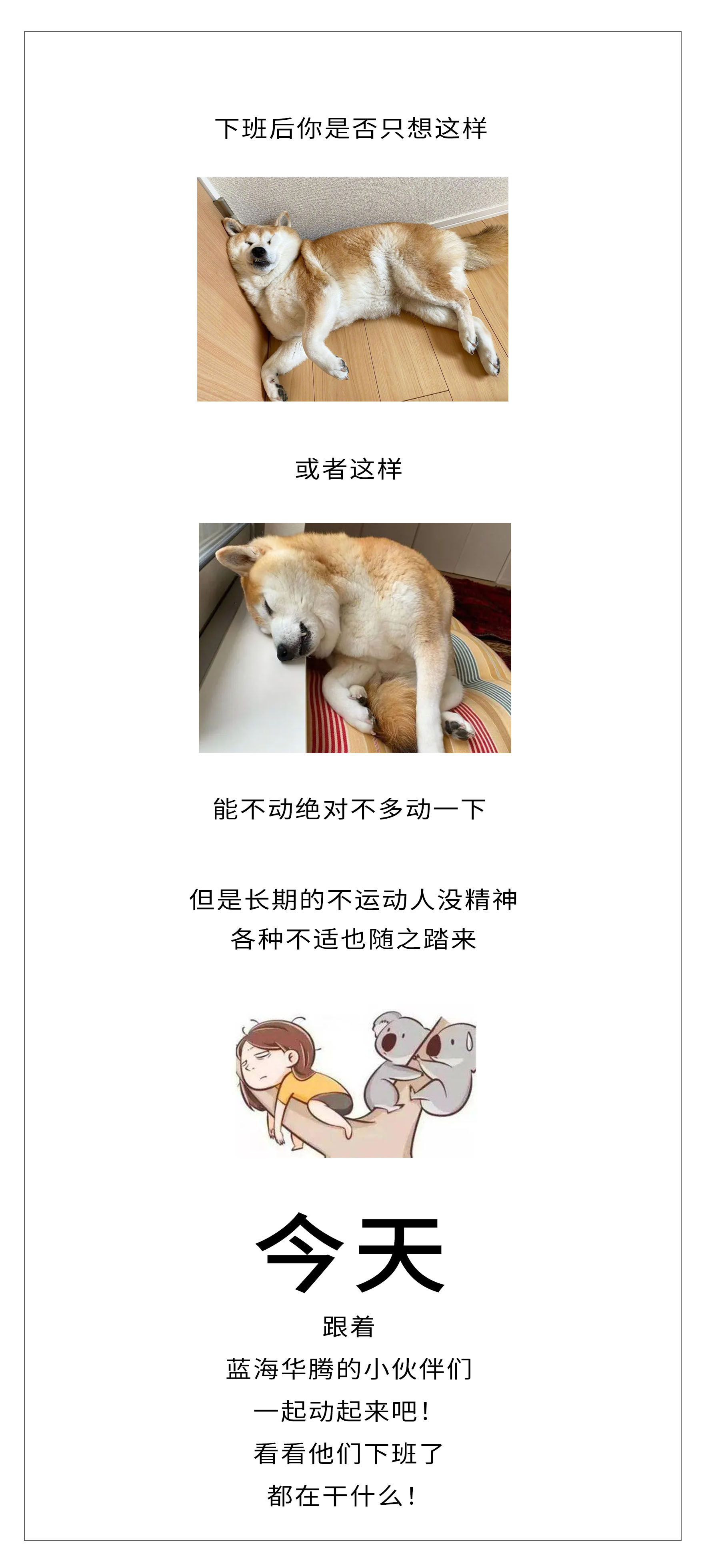 我们一起运动吧!成群结队,快乐加倍! 我们一起运动吧!成群结队,快乐加倍!