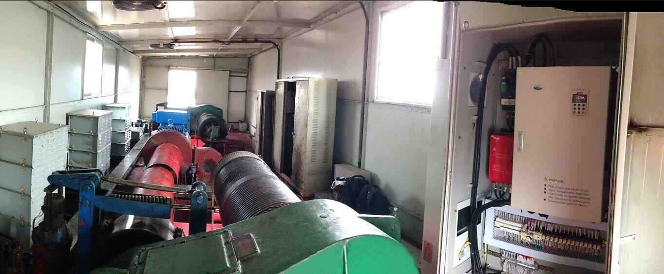 蓝海华腾起重专用电控系统成功应用于广东佛山的货运码头